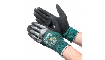 28.05.2025 Рукавички від порізів МБС з нітриловим покриттям MaxiCut Oil 44-305